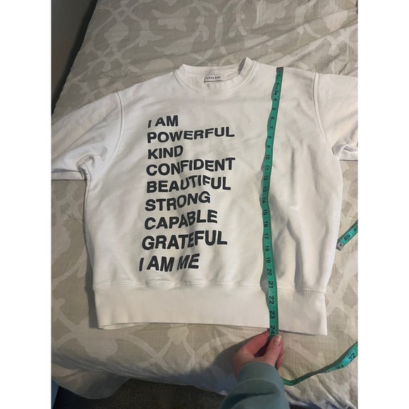 Anine Bing Empowerment Ramona
Sweatshirt in White medium see description - Picture 9 of 10